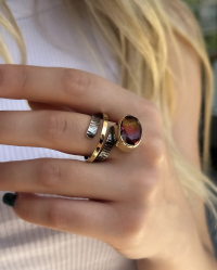 Gökkuşağı Zirkon Yüzük 