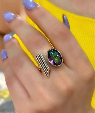 Mistik Topaz Yüzük