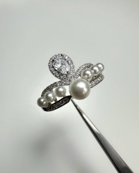 Perla İnci Gümüş Yüzük